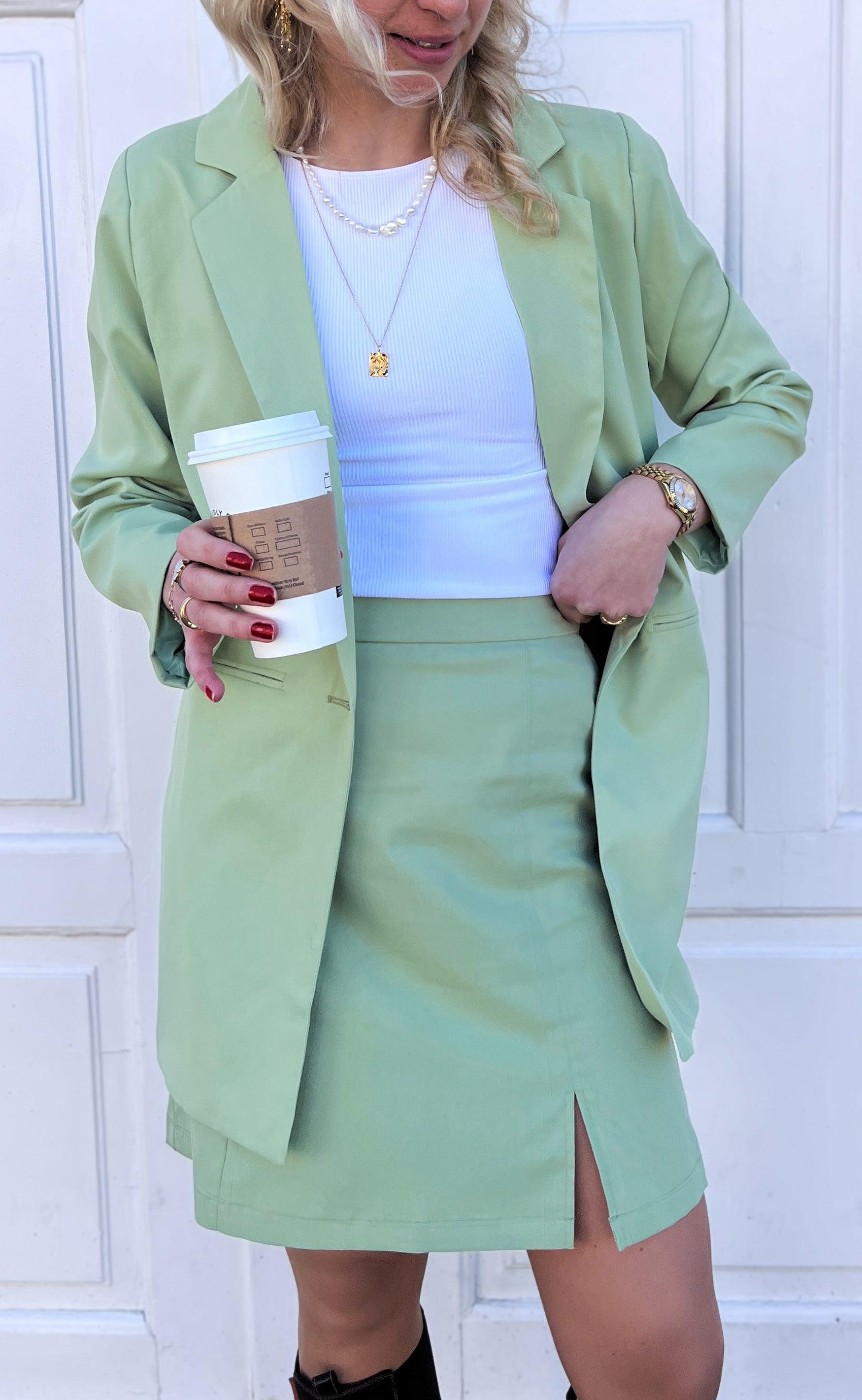 Say INA Copenhagen Blazer - Mai Long - Light Green