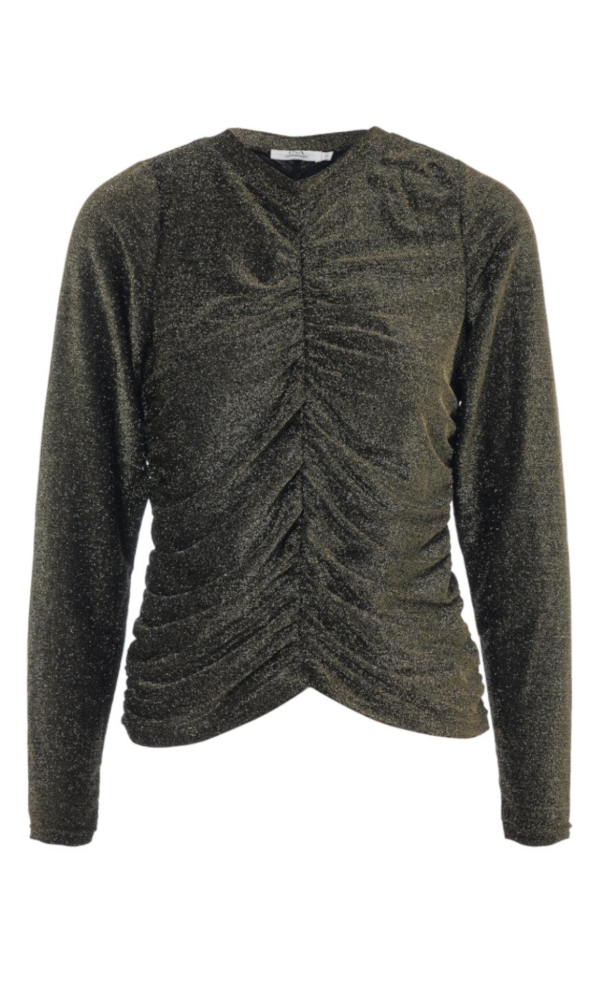 Say INA Copenhagen Bluse - Ava - Gold Glitter