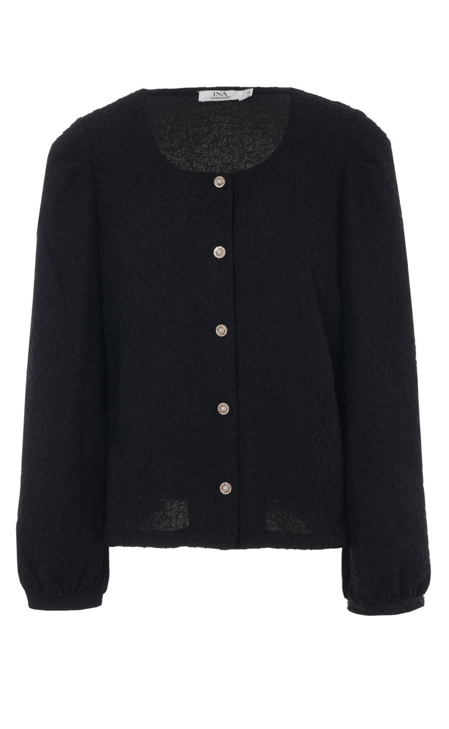 Say INA Copenhagen Bluse - Cati - Black