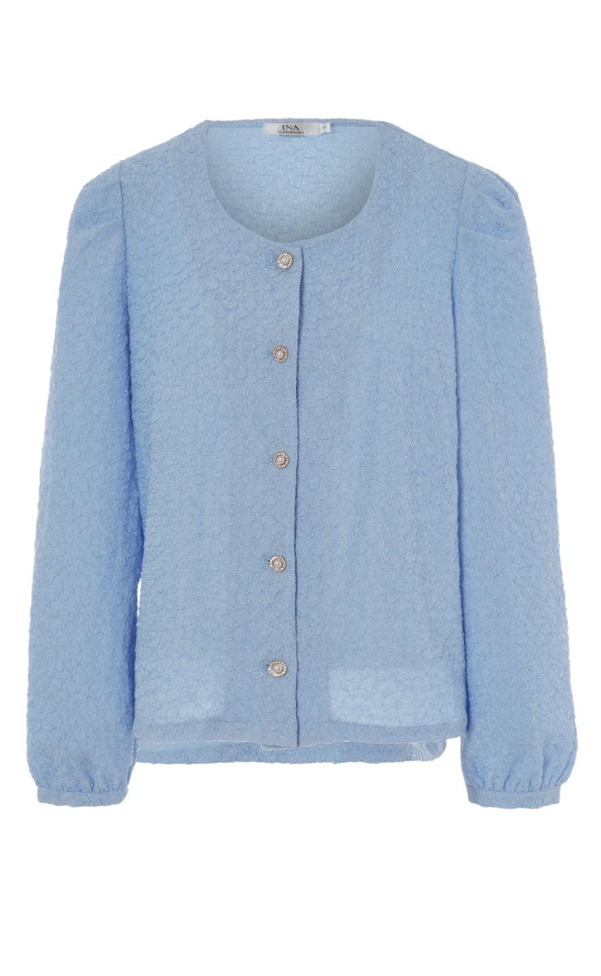 Say INA Copenhagen Bluse - Cati - Light Blue
