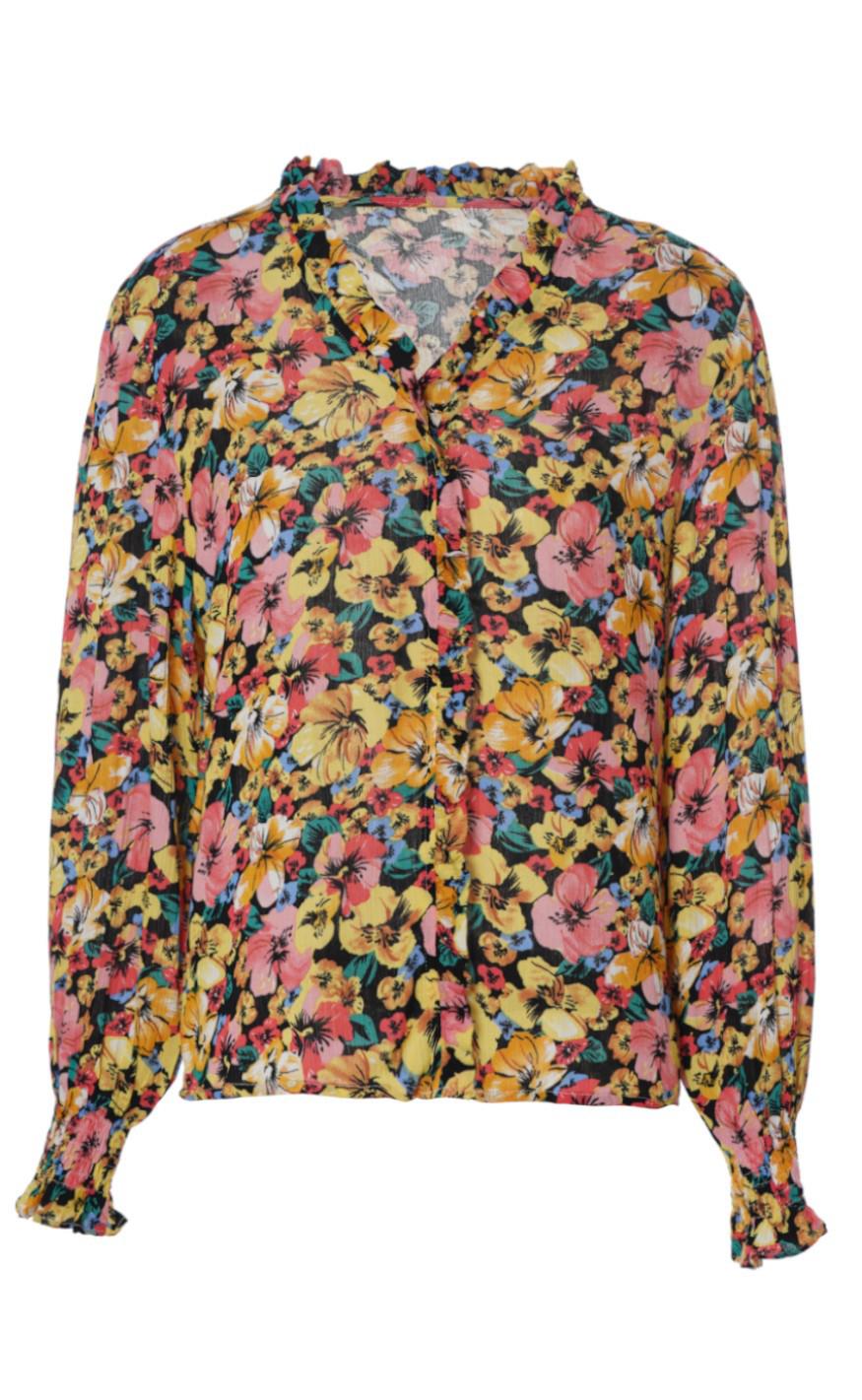 Say INA Copenhagen Bluse - Mali - Flower Garden