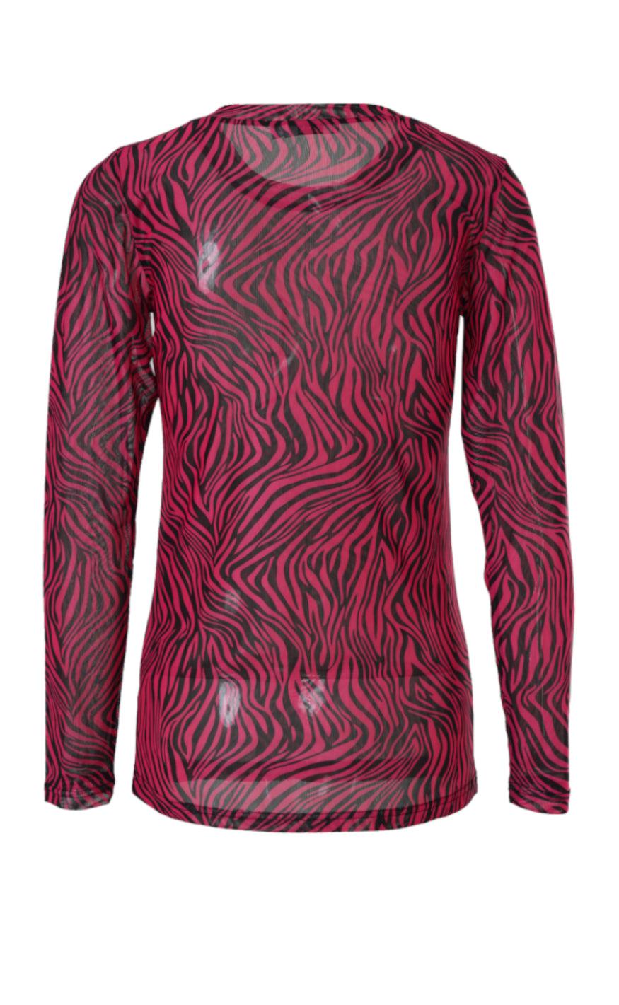Say INA Copenhagen Bluse - Sofia - Pink Zebra