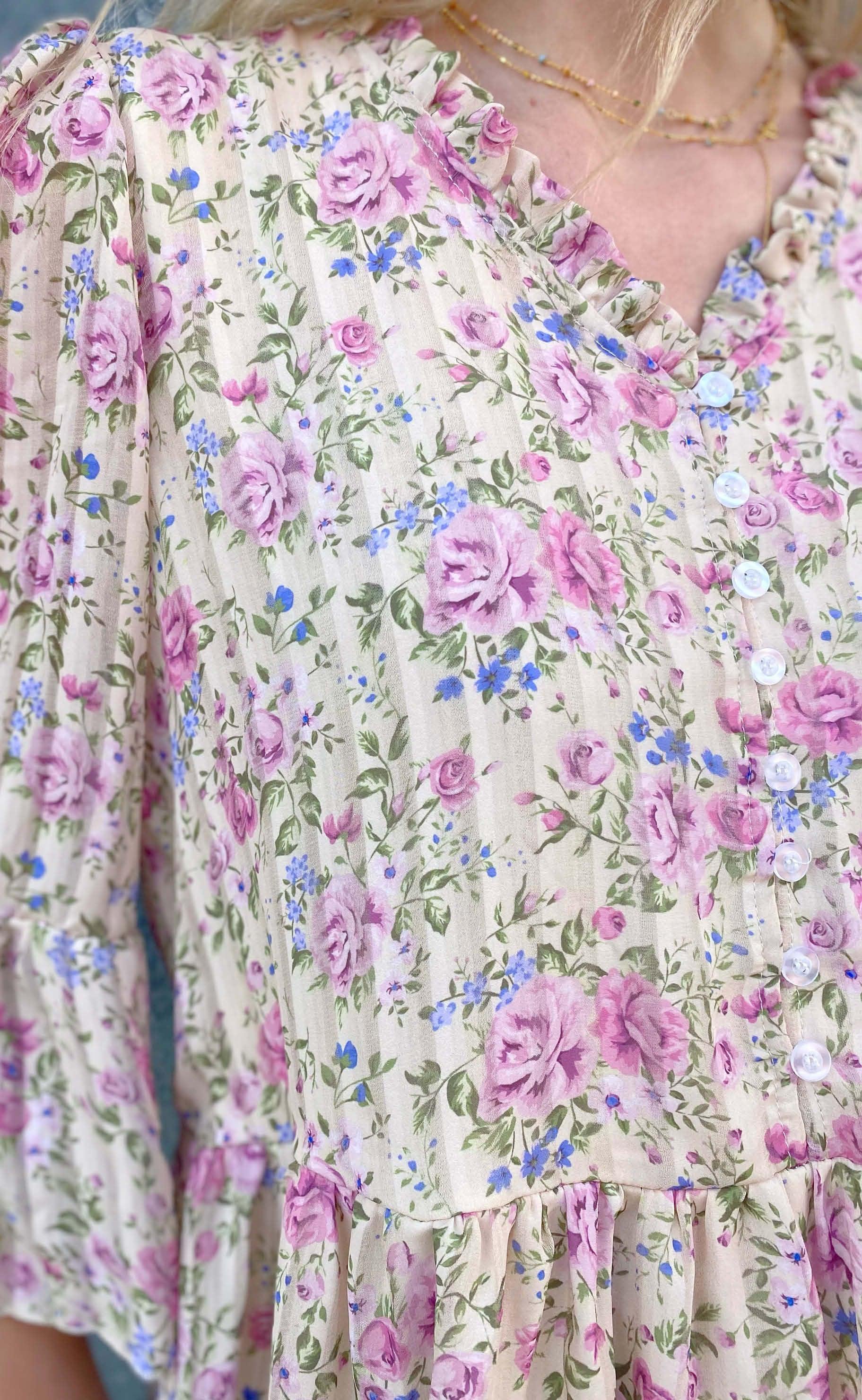 Say INA Copenhagen Top - Isabella - Rose Flower