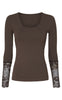 Tim & Simonsen Bluse - Mary - Caffe