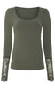 Tim & Simonsen Bluse - Mary - Olive