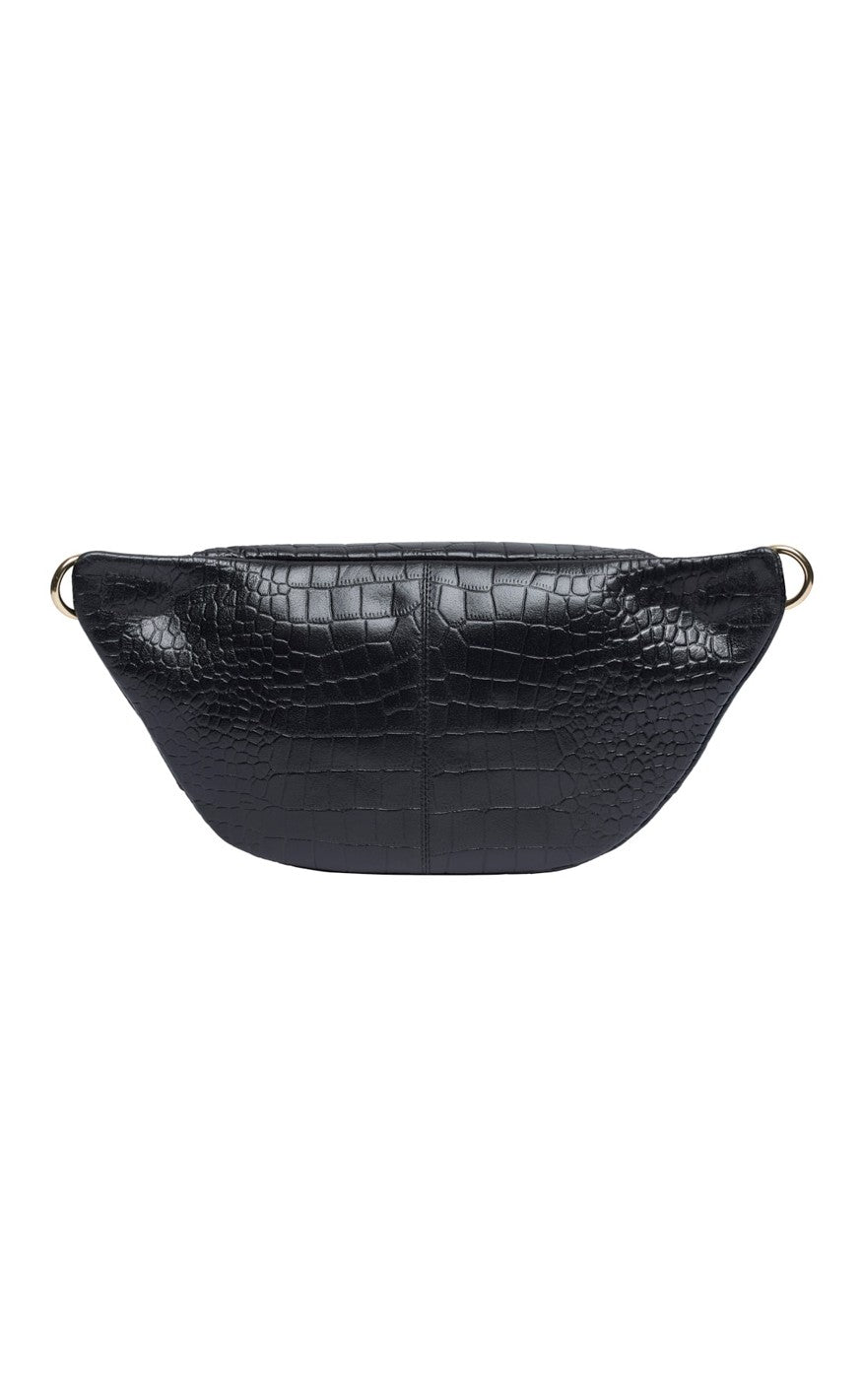 Tim & Simonsen Bumbag - Clara Croco - Black / Gold