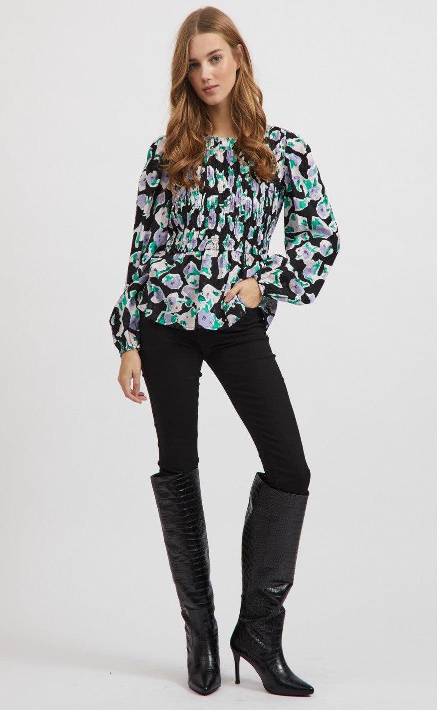 VILA Bluse - Cays - Black