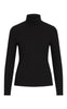 VILA Bluse - Solitta Rib - Black