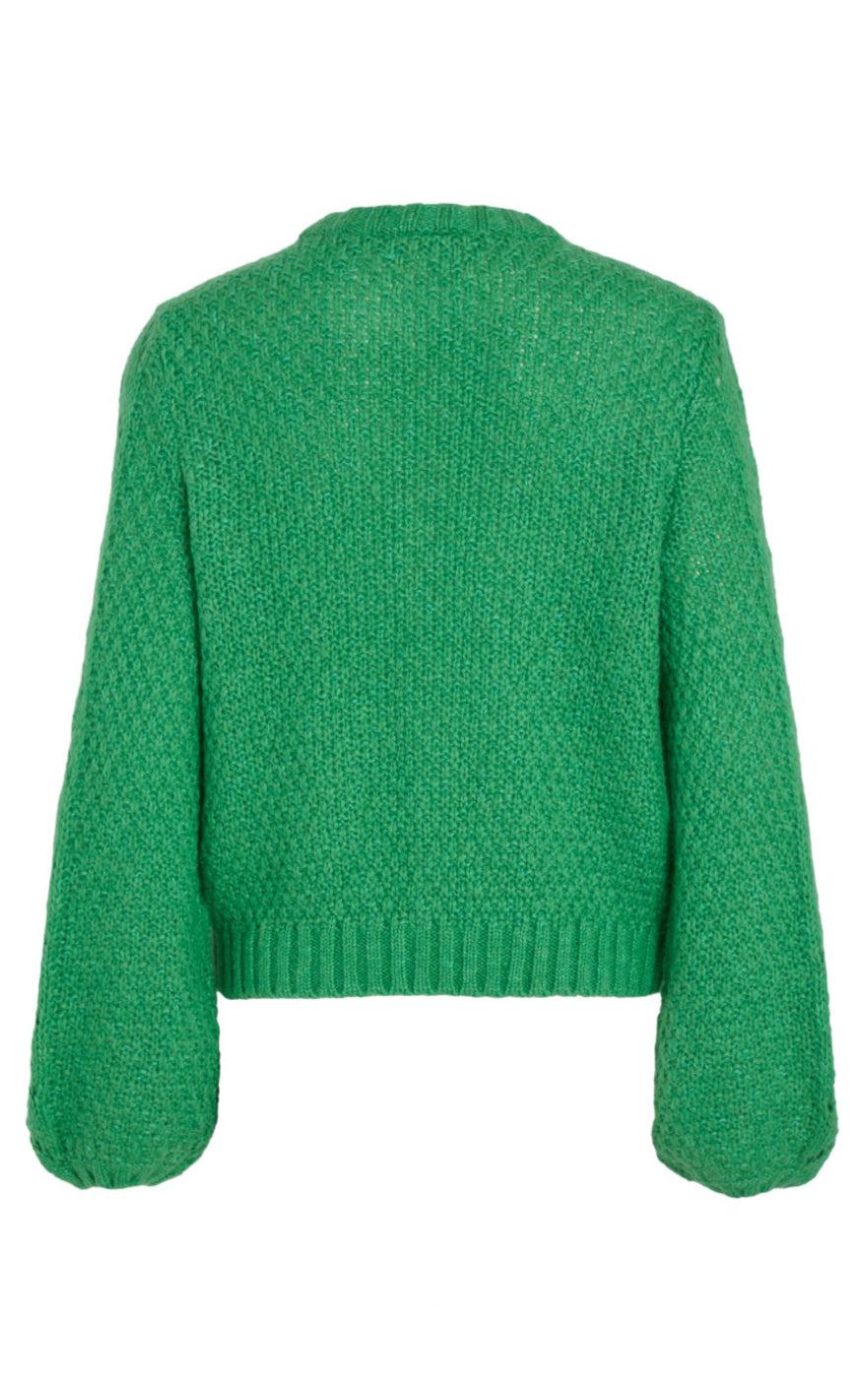 VILA Striktrøje - Sultan - Kelly Green