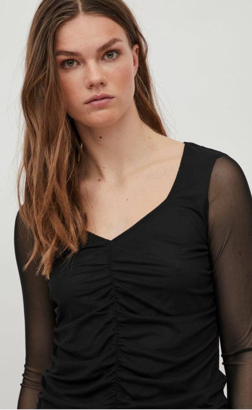 Vila Bluse - Binka - Black