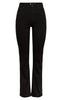YAS Bukser - Vinnie HW Flared - Black